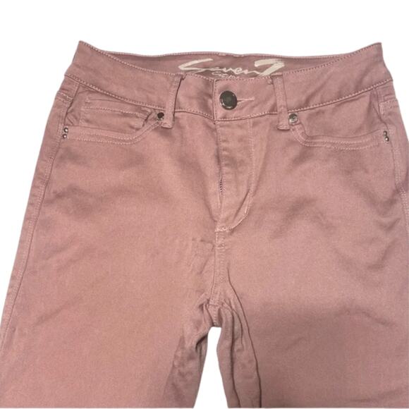 Seven 7 jeans Size 7 Mauve Pink Stretch Jeans Skinny - Picture 3 of 6